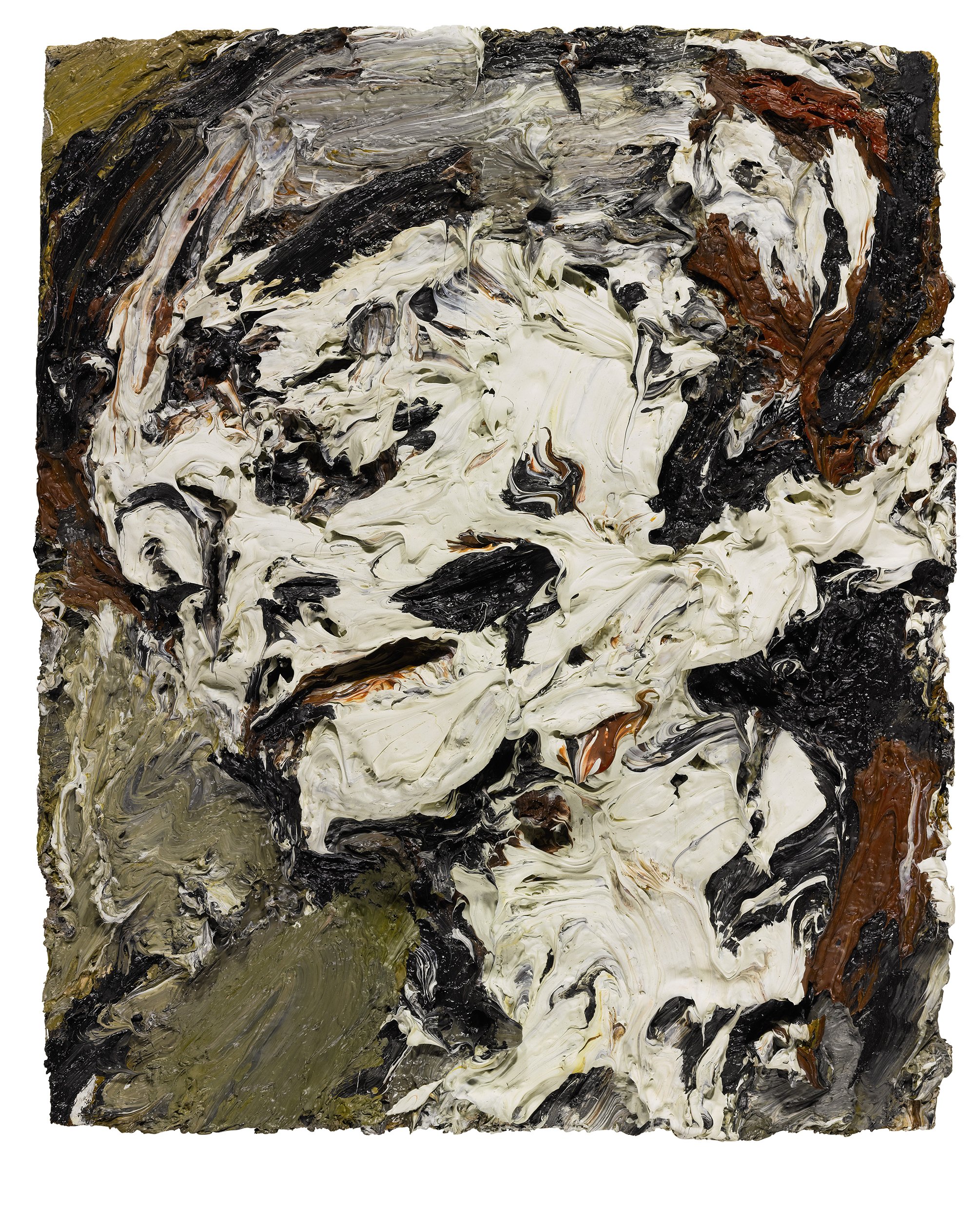 Frank Auerbach, <em>Head of Gerda Boehm</em> (1965). Courtesy of Sotheby's London. 