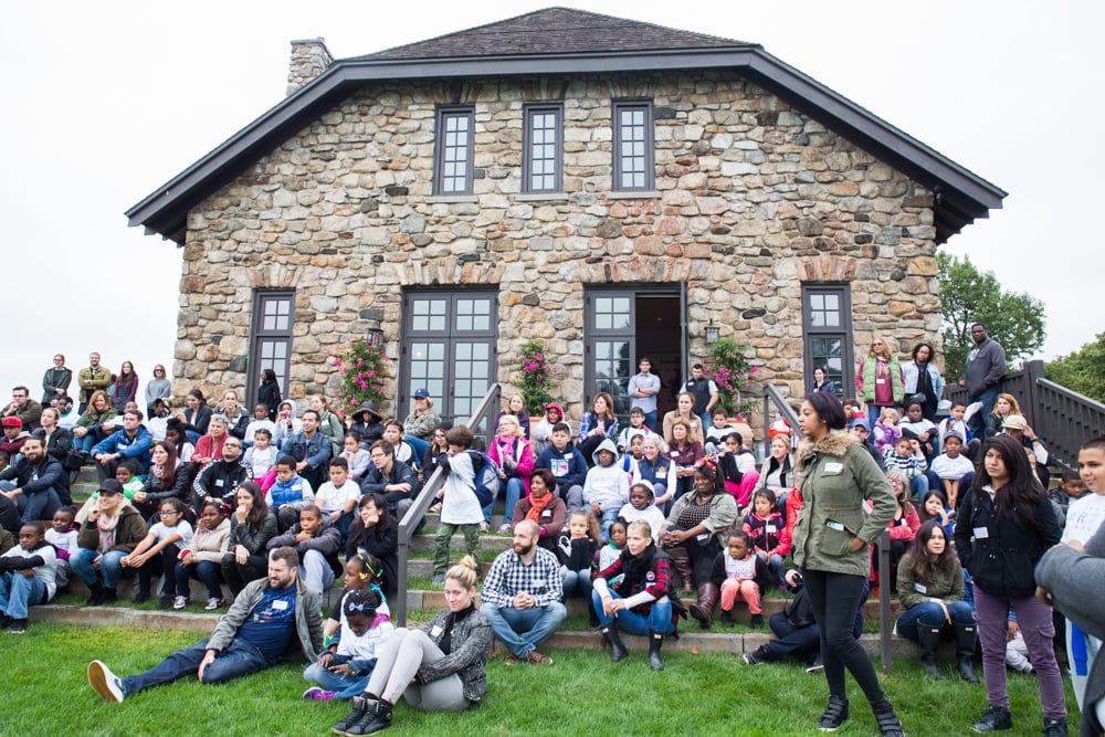 Guests at the Brant Foundation's Free Arts Day. Courtesy of Samantha Deitch/BFA.