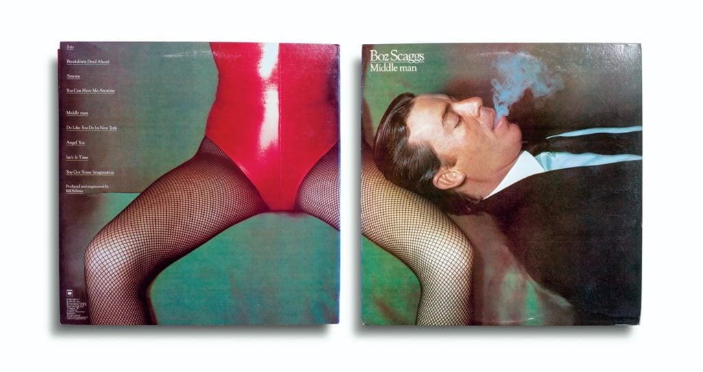 Boz Scaggs, Middle Man (Columbia, 1980), photograph by Guy Bourdin.