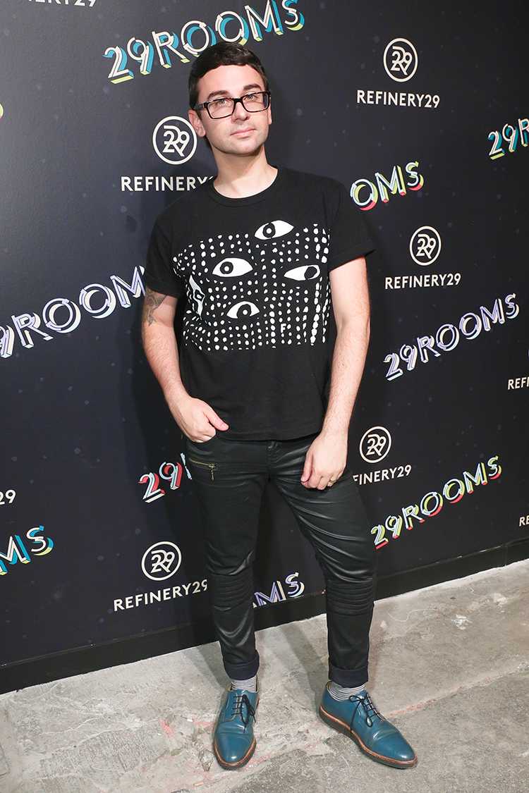 Christian Siriano at Refinery29's 29Rooms in the "Just Dance" room. Courtesy of Joe Schildhorn/BFA.