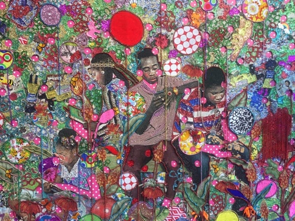 Ebony G. Patterson, <i>titleTK</i> (2016). Courtesy of the artist and Monique Meloche Gallery, Chicago.