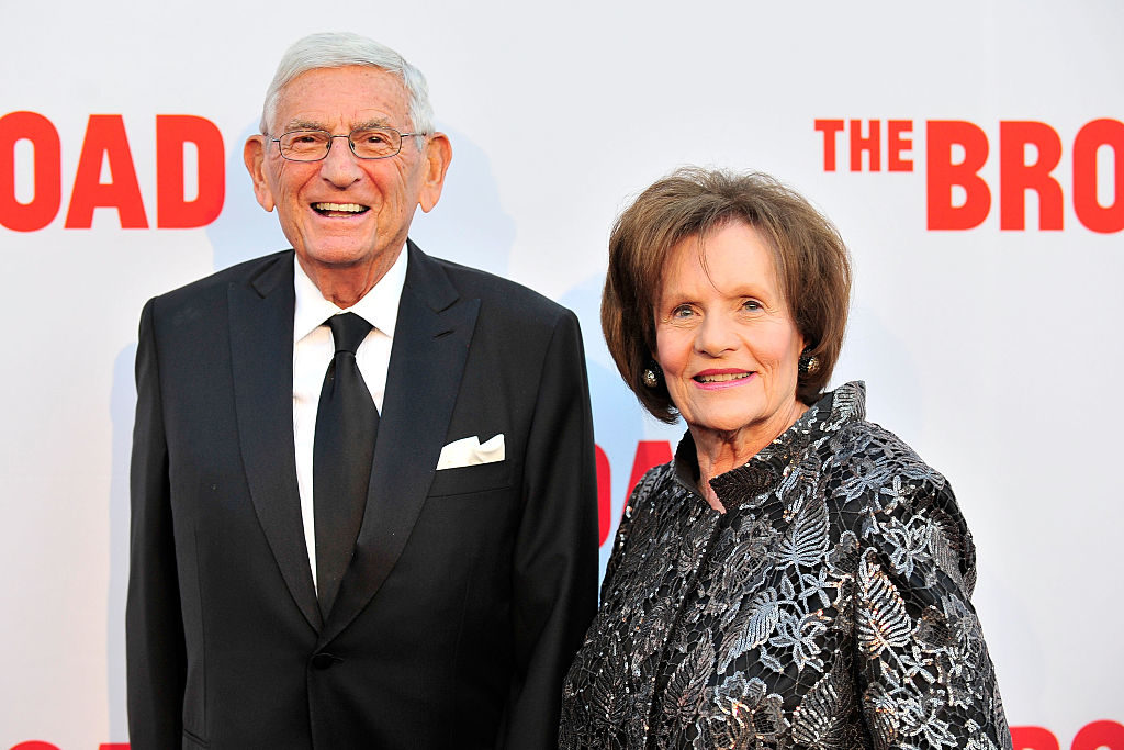 Eli & Edythe Broad attend The Broad Museum Black Tie Inaugural Dinner at The Broad on September 17, 2015 in Los Angeles, California. Photo by Jerod Harris/Getty Images.