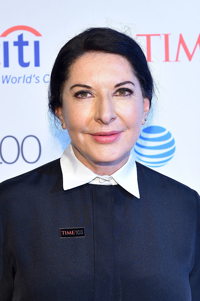 Artist Marina Abramovic attends 2016 Time 100 Gala, Time's Most Influential People In The World at Jazz At Lincoln Center at the Times Warner Center on April 26, 2016 in New York City. Photo by Ben Gabbe/Getty Images for Time