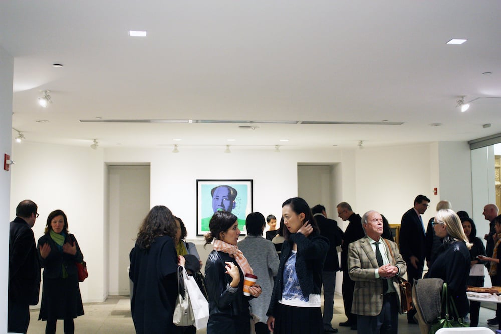 Guests at "Points of Convergence: Arakawa and the Art of 1960s–1970s." Courtesy of artnet. 