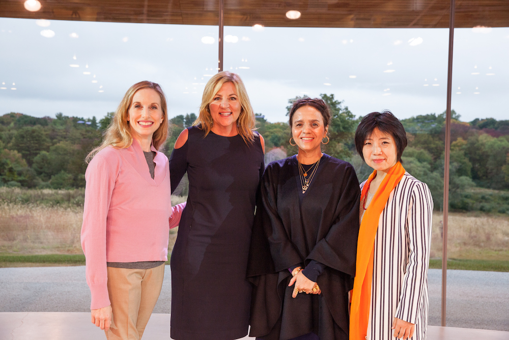 Wendy Whelan, Sharon Prince, Beatriz Milhazes, Yuko Hasegawa at Grace Farms. Courtesy of Grace Farms Foundation/Vanessa Van Ryzin. 