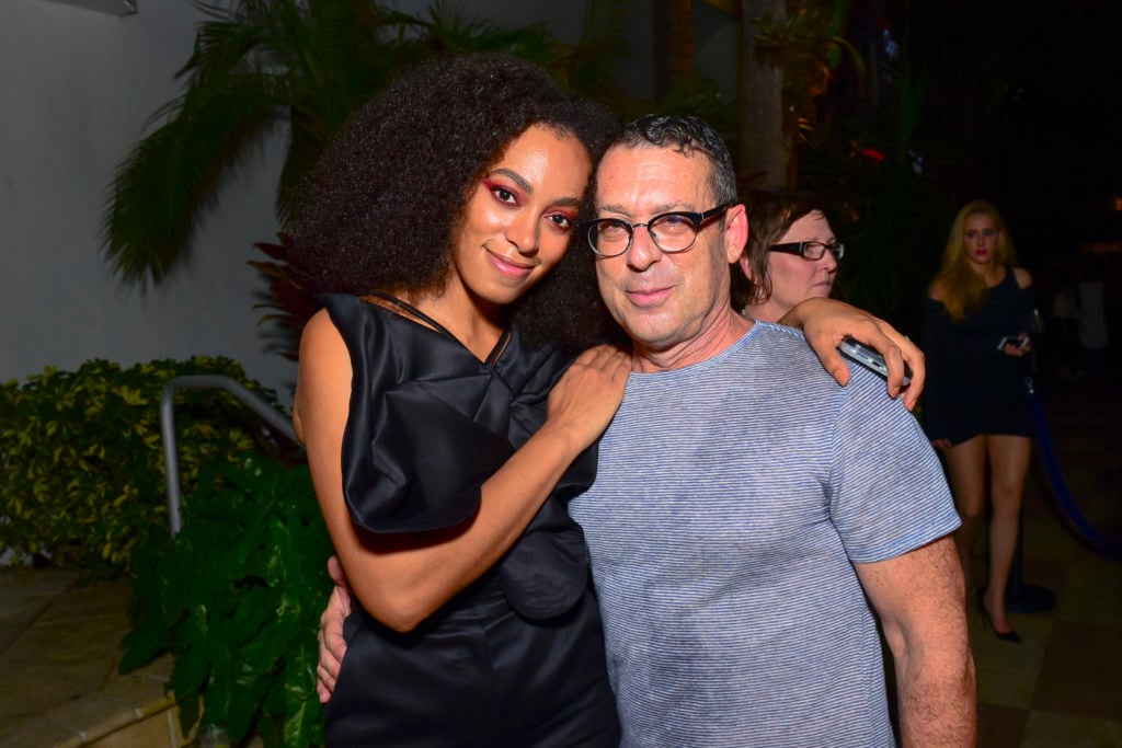 Solange Knowles, Jack Shainman in 2015. ©Patrick McMullan. Courtesy of Sean Zanni /PMC.