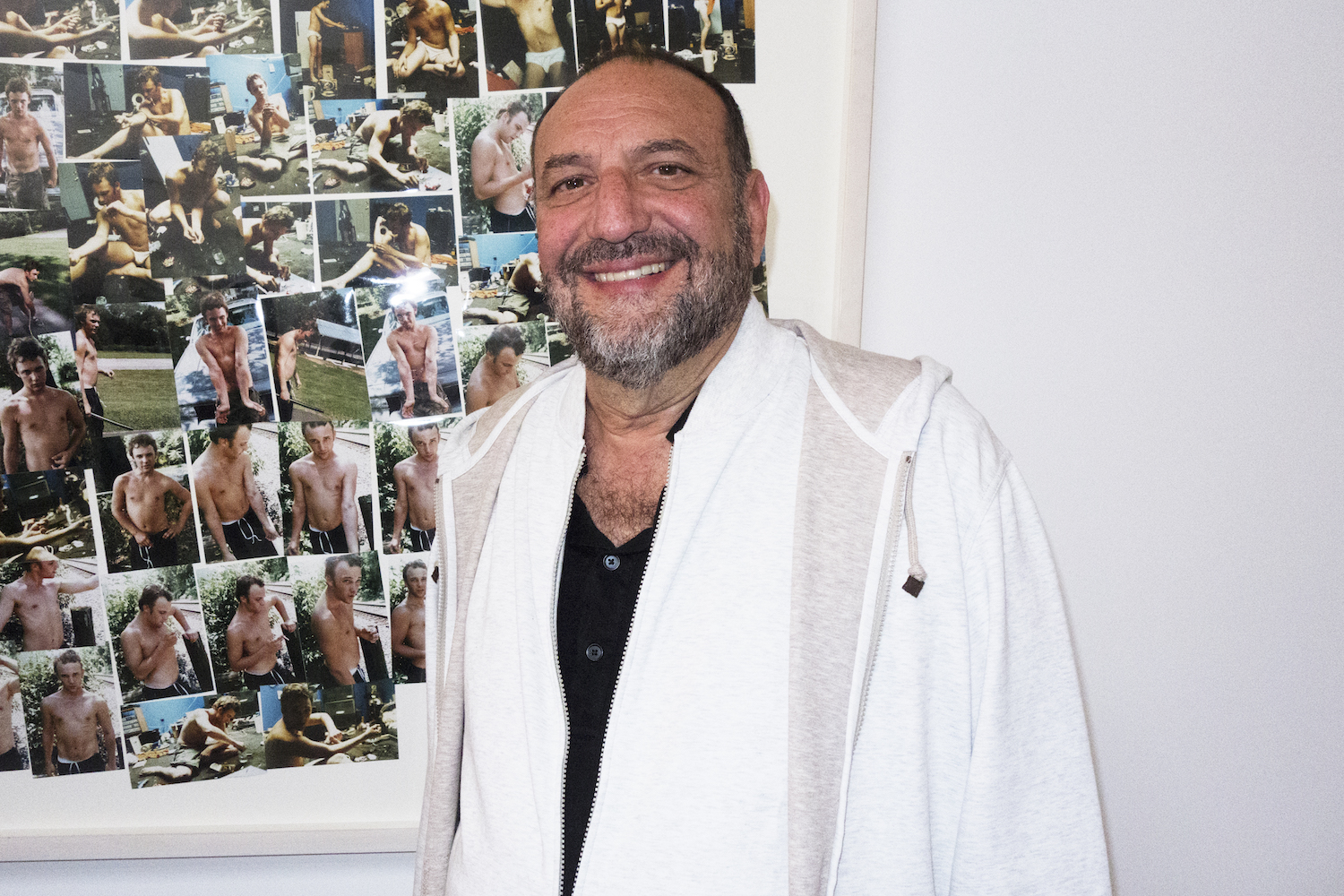Joel Silver at the opening of Larry Clark's new show at UTA Artist Space in Los Angeles. Courtesy of Paige Silveria.