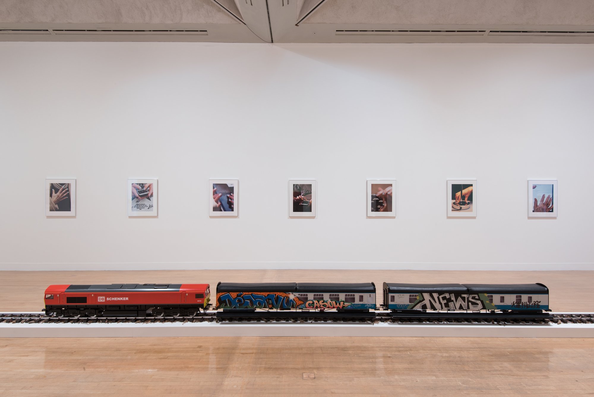 Installation view of Josephine Pryde’s exhibition at the Turner Prize 2016. Courtesy Joe Humphrys ©Tate Photography.