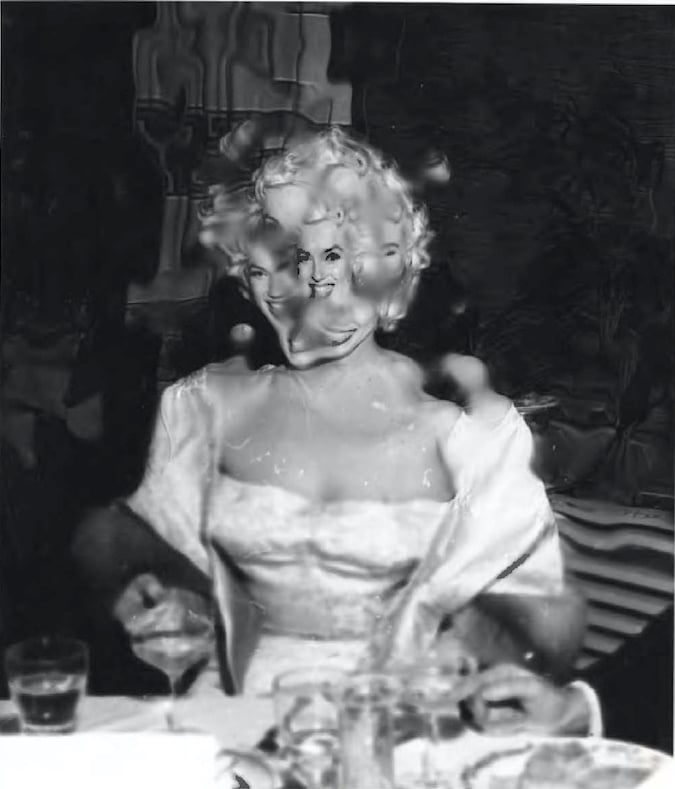 Weegee, Marilyn Monroe (ca. 1957). ©Weegee/International Center of Photography.
