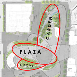 The plan for Hudson Yards' public square and gardens.