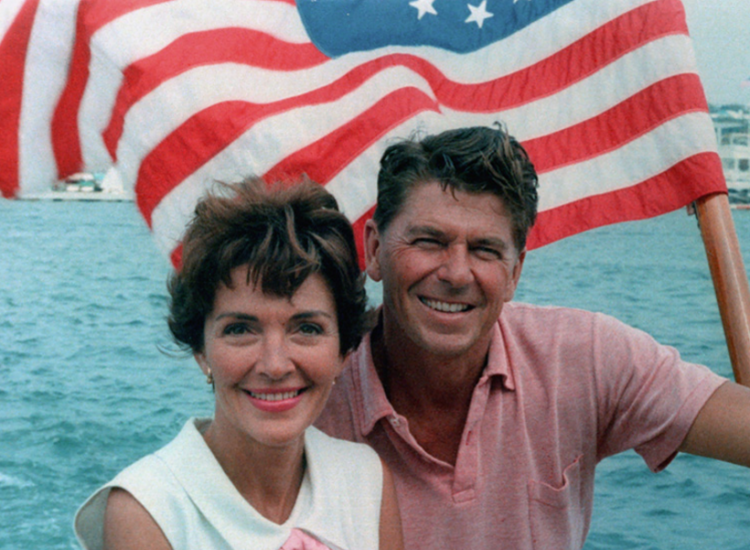 Nancy and Ronald Reagan. Courtesy of Christie's/the Ronald Reagan Presidential Foundation and Library.