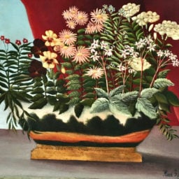 Henri Rousseau, Flowers of Poetry (1890–95). Courtesy of the Oak Spring Garden Library.