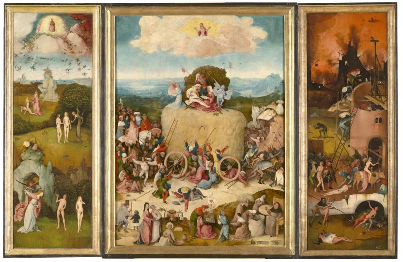 Hieronymus Bosch. The Haywain Triptych. Courtesy of Museo Nacional del Prado.