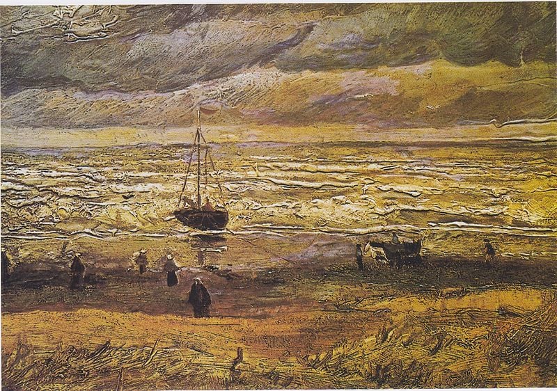 Vincent Van Gogh, View of the Sea at Schveningen (1882). Photo Courtesy: ARCA. 