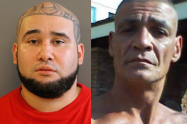 Police charged 32-year-old gang member Paul Pagan (left) with the murder of 54-year-old Peter Fabbri. Courtesy of the Chicago Police via twitter.
