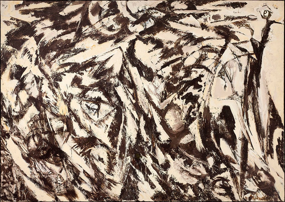 Lee Krasner, Charred Landscape (1960). Collection of Craig A. Ponzio. Photograph by William J. O'Connor. © 2015 Pollock Krasner Foundation/Artists Rights Society (ARS), New York.