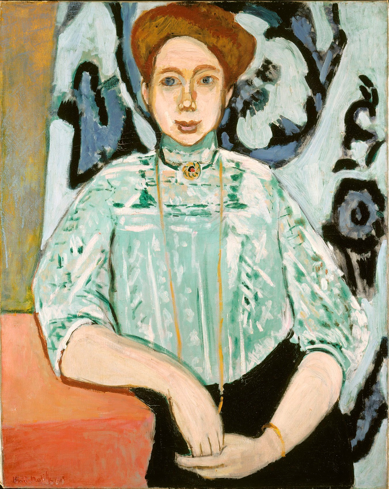 Henri Matisse Portrait of Greta Moll (1908). Courtesy National Gallery, London.