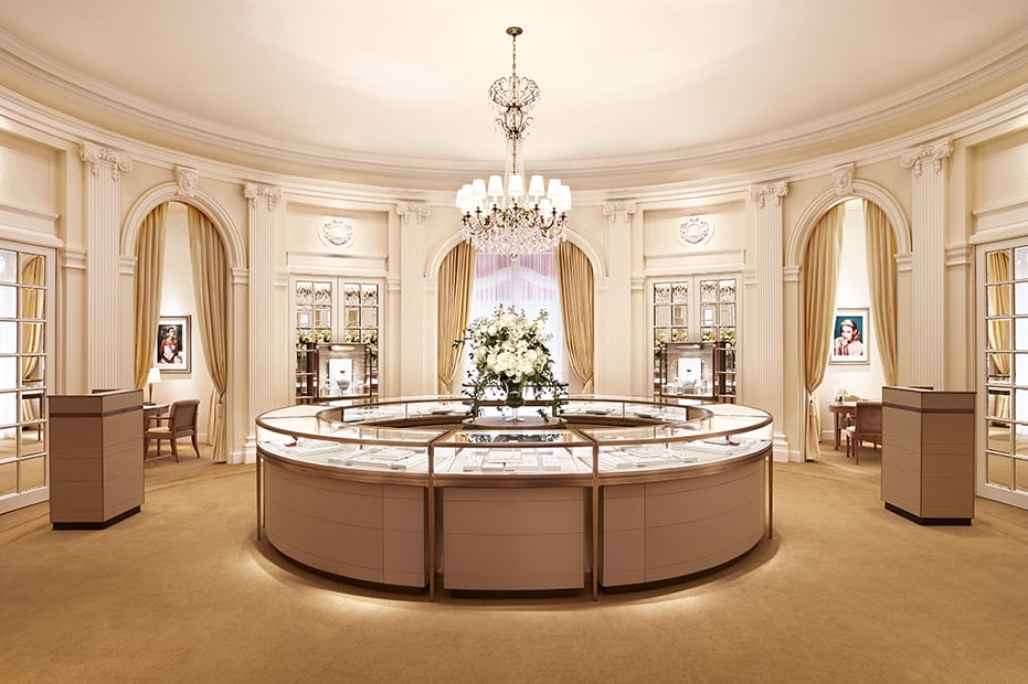 The Princess Grace salon. Photo: courtesy Cartier.