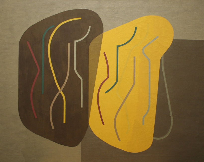 Eugene Dana, Untitled (Abstraction) (c. 1941). Courtesy of Richard Norton Gallery.