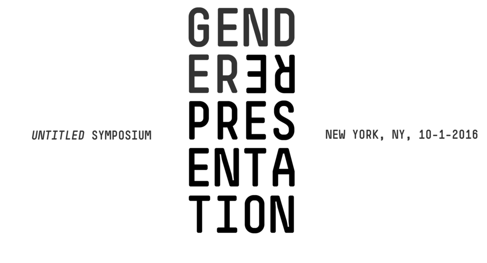 Gender Representation. Courtesy Untitled Symposium.