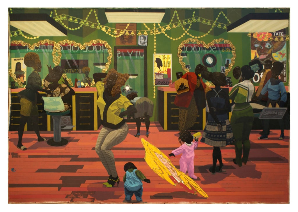 Kerry James Marshall. School of Beauty, School of Culture. Courtesy of the Met