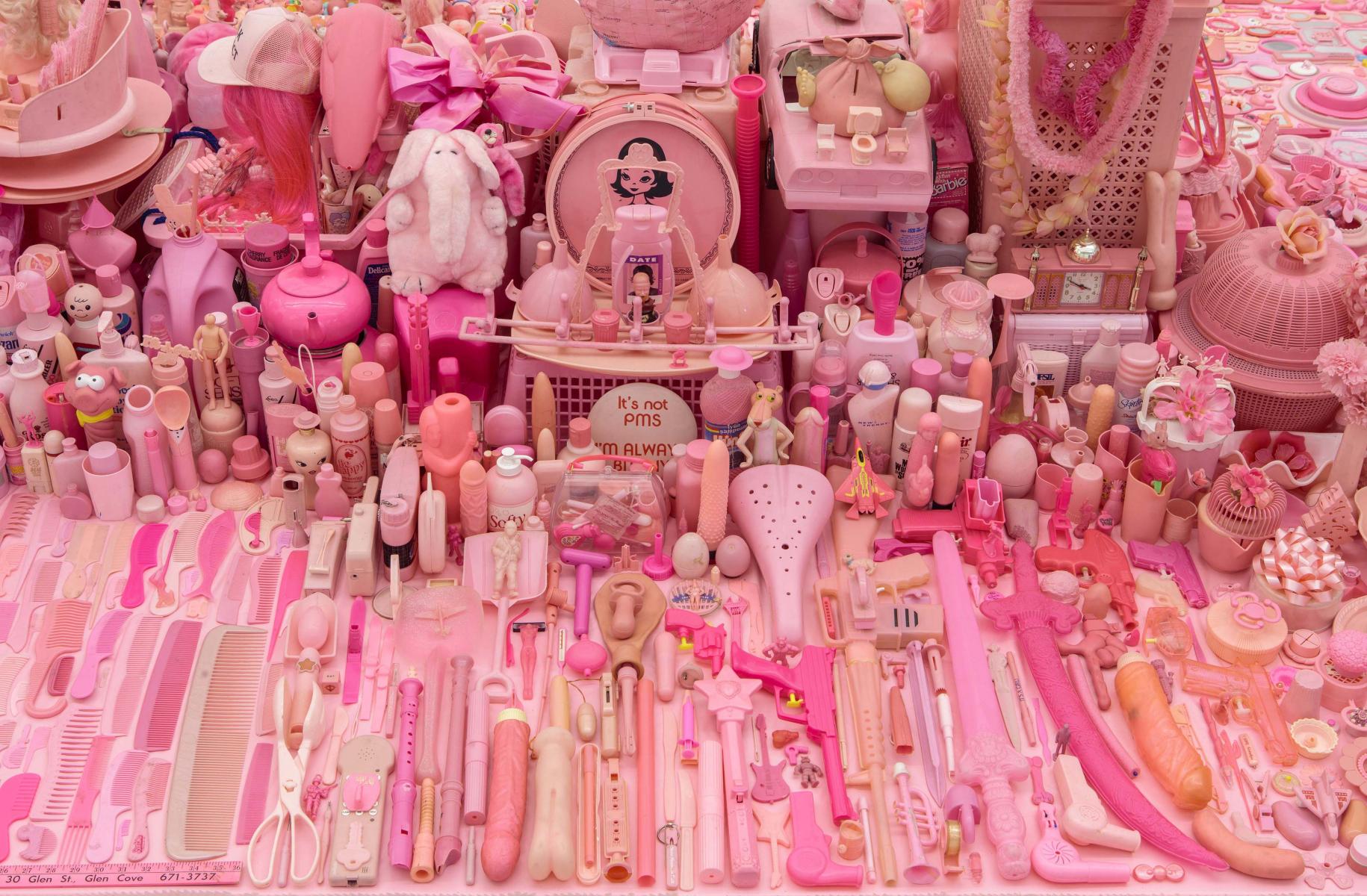 Portia Munson, Pink Project (2016). Courtesy of P.P.O.W.