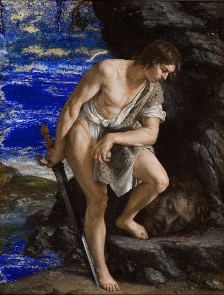 Orazio Gentileschi, David Contemplating the Head of Goliath. Courtesy of the Weiss Gallery.