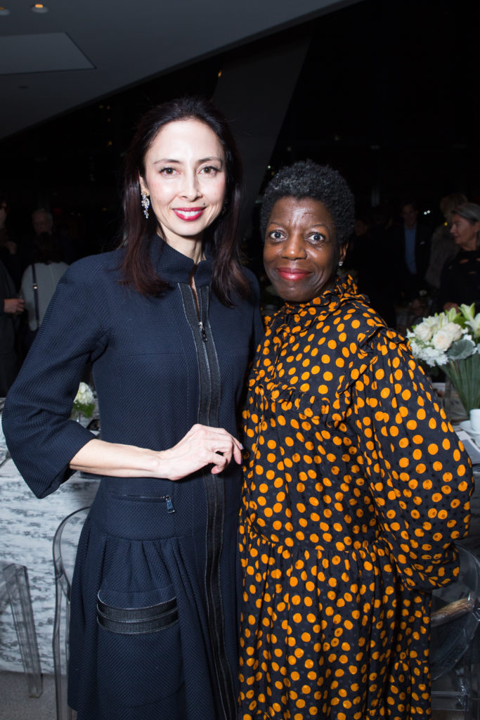 Melissa Chiu and Thelma Golden at the Armory Show Collectors’ Dinner. Courtesy of BFA.