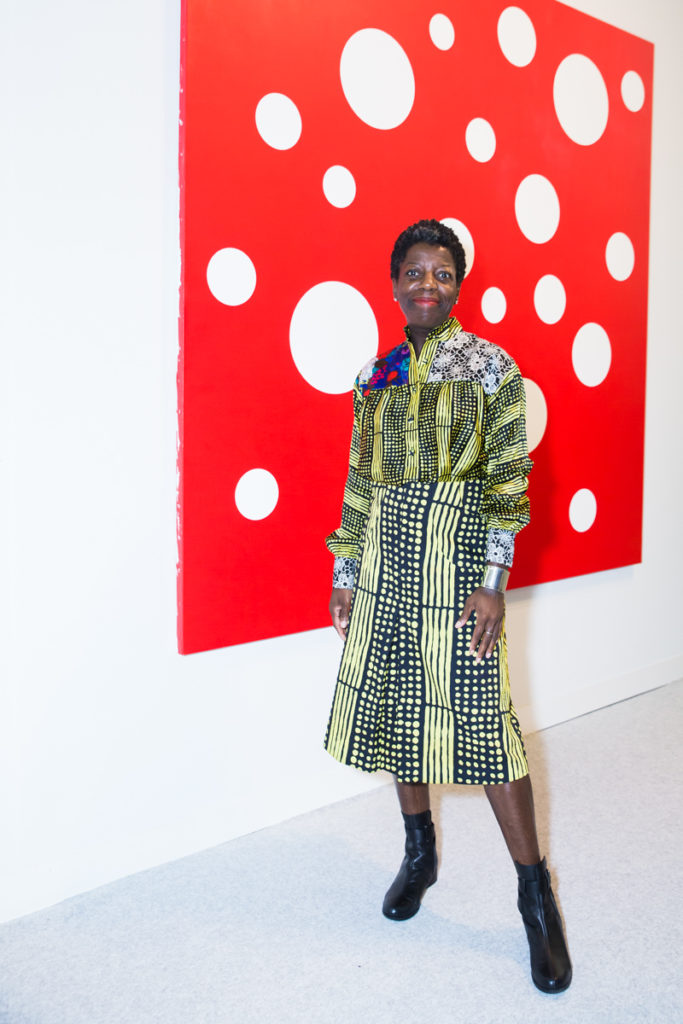 Thelma Golden at the Armory Show VIP Preview. Courtesy of BFA.