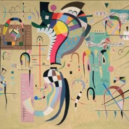 Wassily Kandinsky, Milieu accompagné (1937) at Di Donna Gallery "Paths to Abstraction" © 2016 Artists Rights Society (ARS), New York