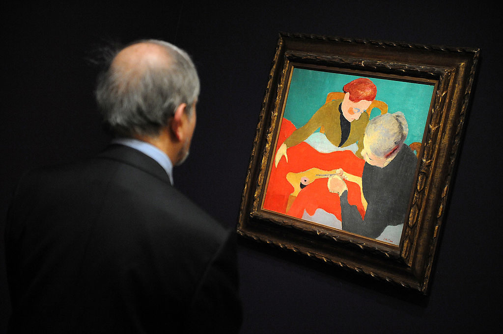 A work from the Hayses collection on view at the Musee D'Orsay in 2013. Photo courtesy Antoine Antoniol/Getty Images.