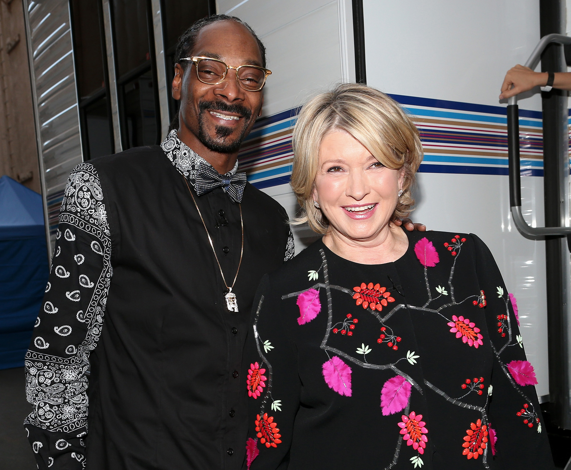 Rapper Snoop Dogg and TV personality Martha Stewart. Courtesy of Christopher Polk/Getty Images.