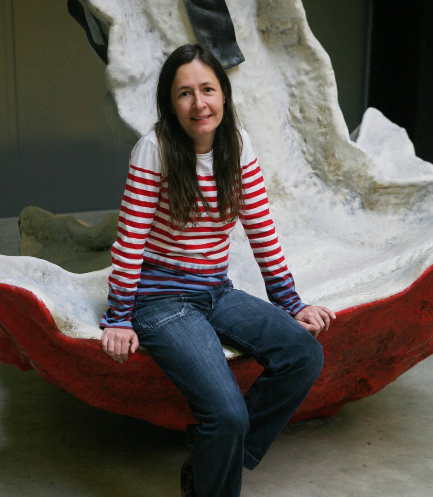Dominique Gonzalez-Foerster at the Turbine Hall of the Tate Modern. Photo courtesy CARL DE SOUZA/AFP/Getty Images.