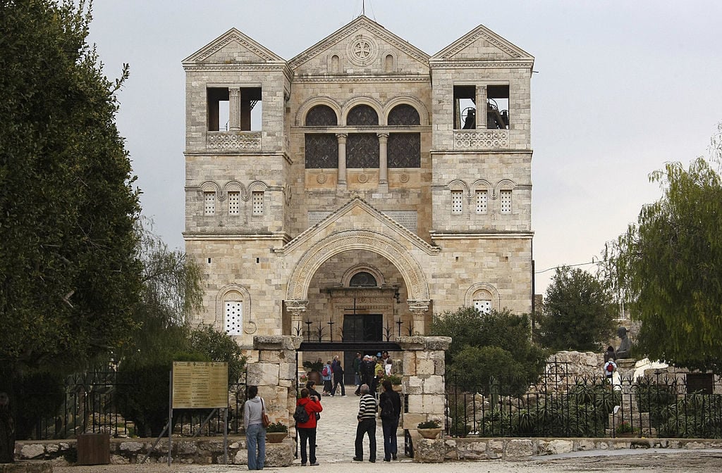 The Church of the Transfiguration on Mount Tabor, in Israel's Lower Galilee. Photo Jack Guez/AFP/Getty Images.