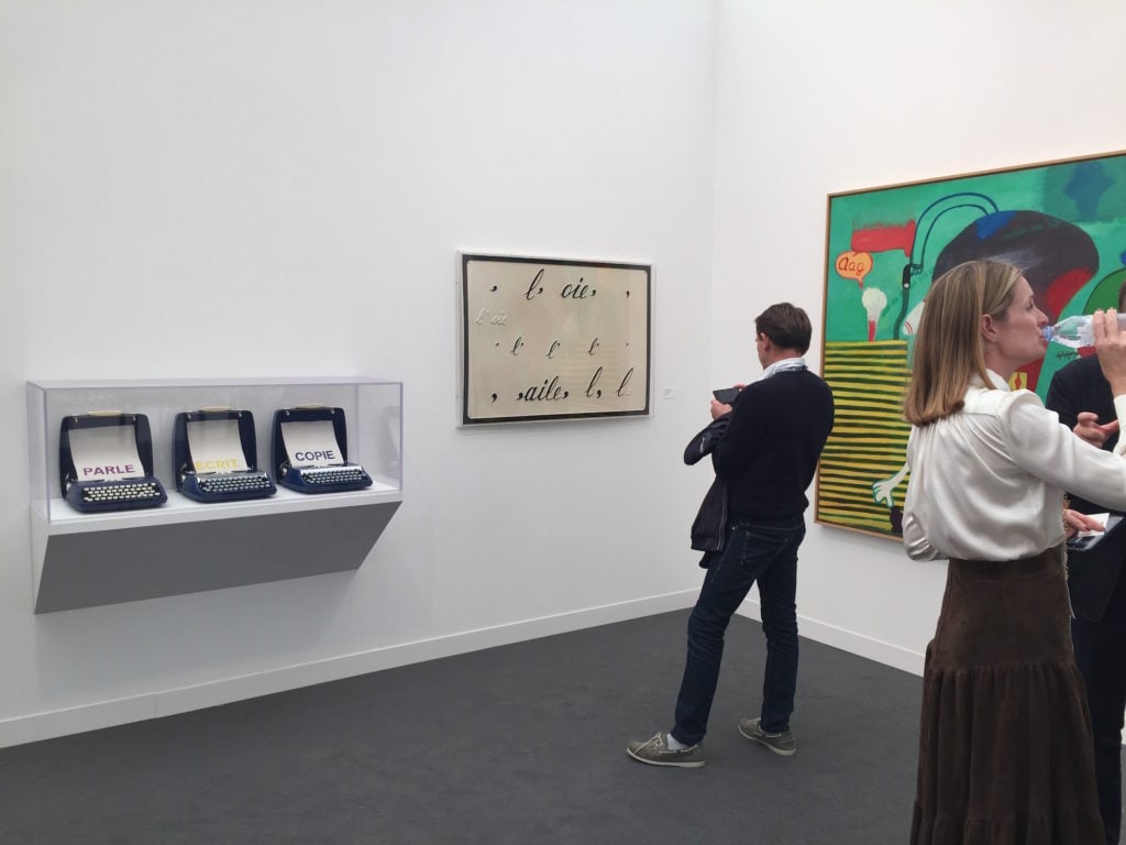 View of the Michael Werner booth at Frieze London 2016. Photo Lorena Muñoz-Alonso.