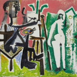 Pablo Picasso, Le Peintre et son modèle (1963). Courtesy Sotheby's.