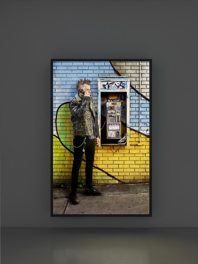 Rodney Graham, <i>Old Punk on Pay Phone, </i>(2012). Courtesy Esther Schipper / Johnen Gallery. 