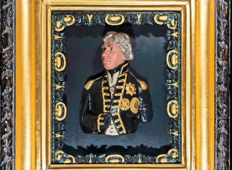 Samuel Percy, Admiral Lord Nelson (circa 1810). Courtesy of Elle Shushan Gallery, Philadelphia.