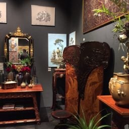 Maison Gerard and Carolle Thibaut-Pomerantz shared a booth at TEFAF New York. Photo by Eileen Kinsella
