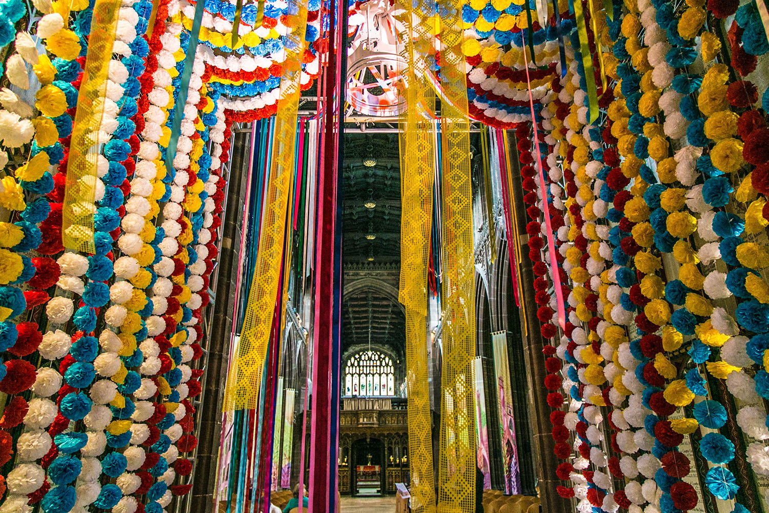 Cristina Rodrigues Exhibition " Women from My Country" at Manchester Cathedral. Photo REZAKIO