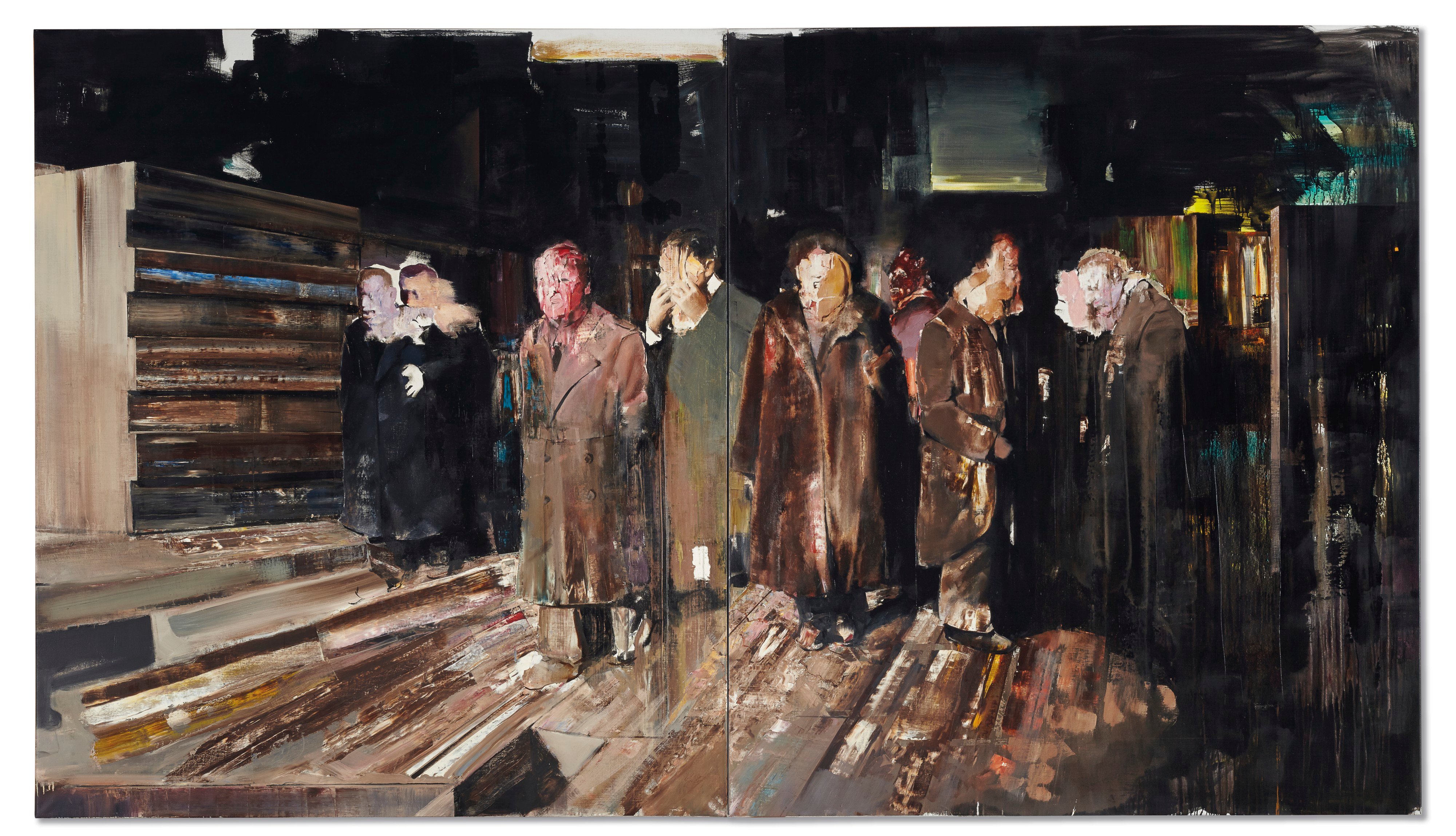 Adrian Ghenie, Nickelodeon (2008). Photo courtesy Christie's.