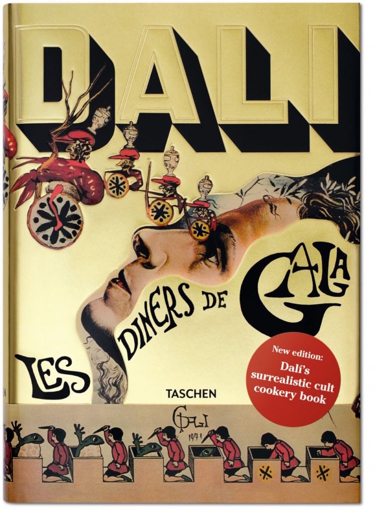 Salvador Dalí, Les Dîners de Gala, Cover of the English Edition, Taschen Books 2016. Image Courtesy: Taschen. 