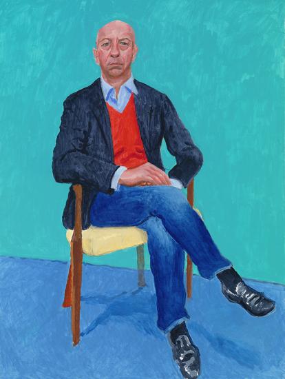 David Hockney, <em>Benedikt Taschen, 9-11 December</em> (2013). Courtesy of Annely Juda Fine Art. 