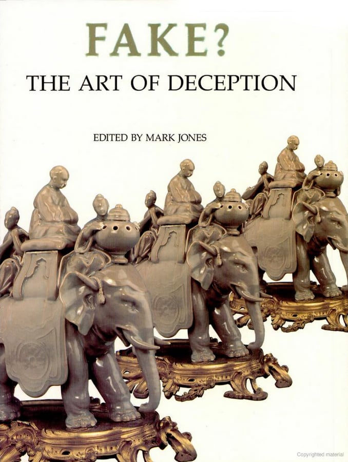 <em>Fake? The Art of Deception by Mark Jones</em> (1990). Courtesy of Amazon. 