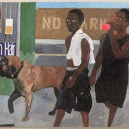 Henry Taylor, Walking with Vito (2008). Courtesy Christie's.