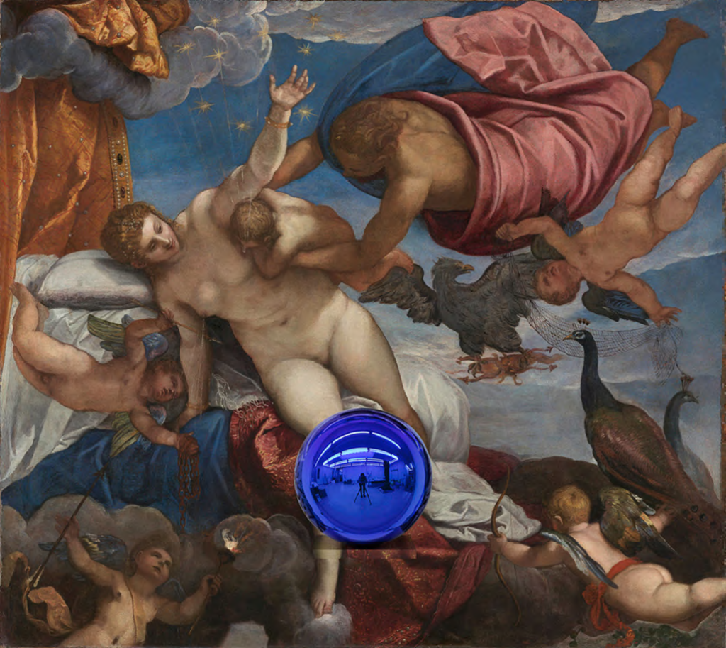 Jeff Koons, Gazing Ball (Tintoretto The Origin of the Milky Way), (2016). ©Jeff Koons, Courtesy of the Artist and Almine Rech Gallery
