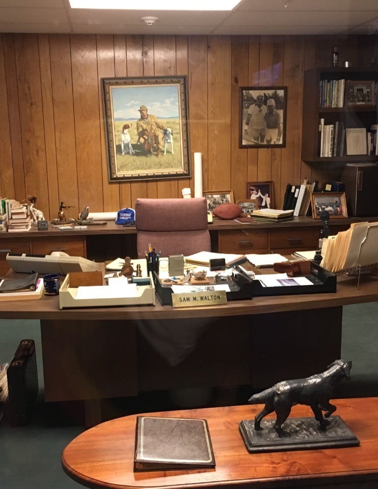 Sam Walton’s office at the Walton Museum in Bentonville Arkansas. Courtesy of Kenny Schachter.