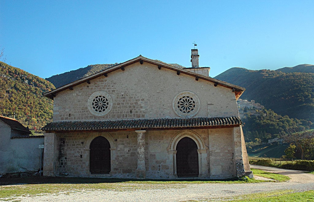 San Salvatore church in Campi di Norcia. Courtesy of Norcia.