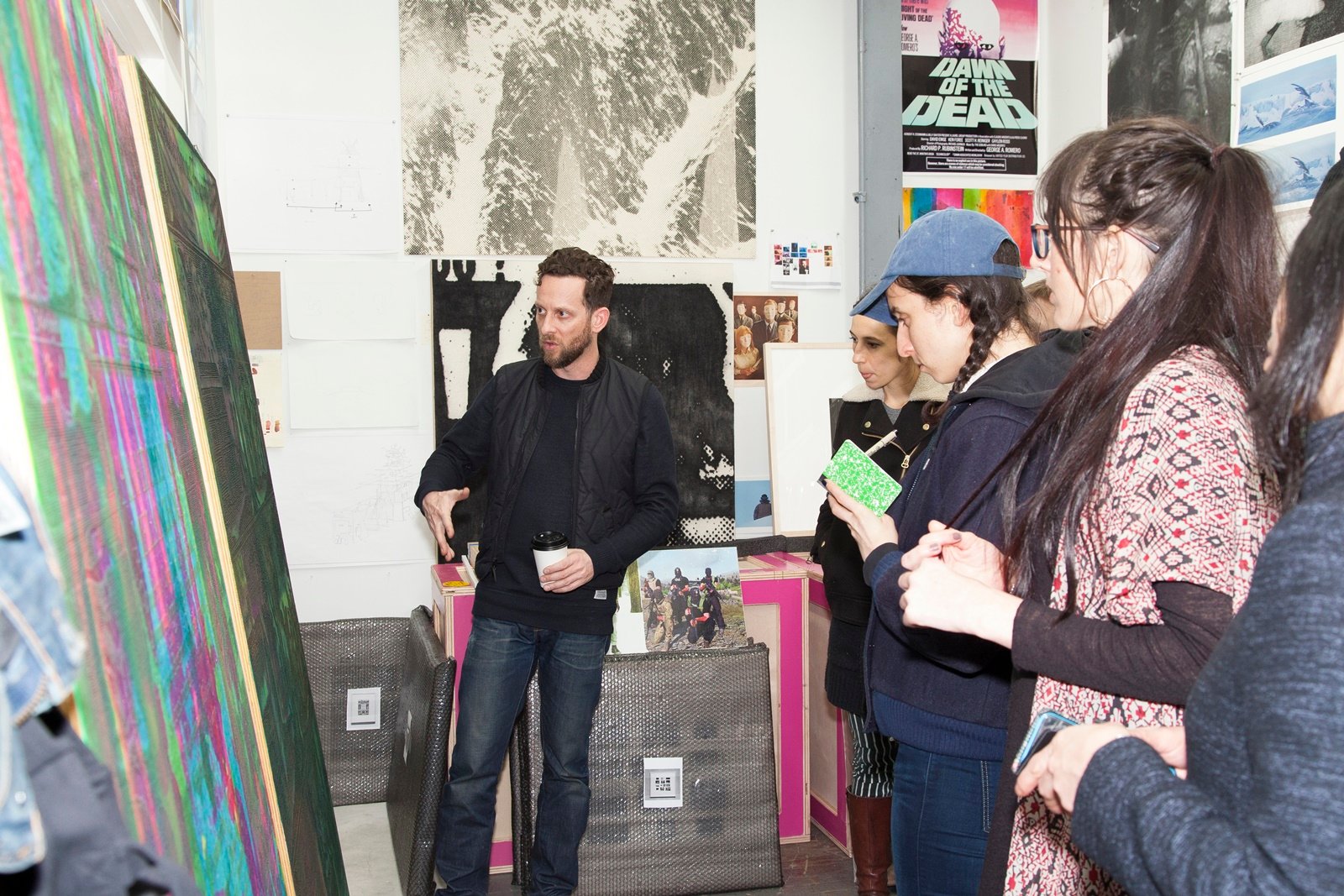 Students at the School of Visual Arts, in New York. Photo Sarah Trigg.