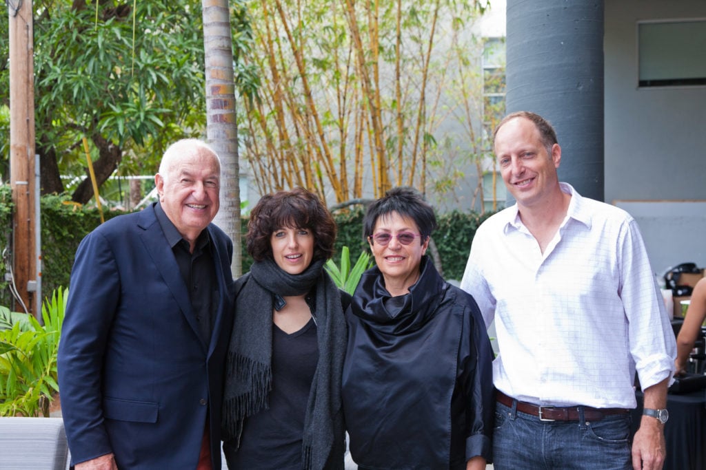 Left to right: Don, Jennifer, Mera and Jason Rubell. Photo courtesy of the Rubell Family Collection.